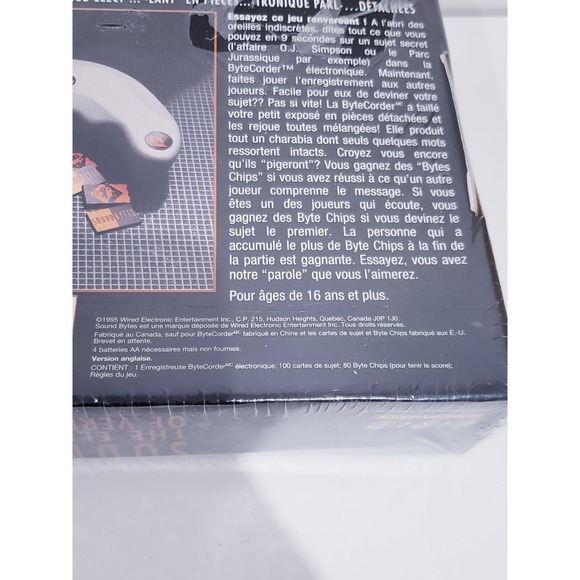 Sound Bytes The Electronic Game Of Verbal Slice 'N Dice - New Sealed - Picture 5 of 6